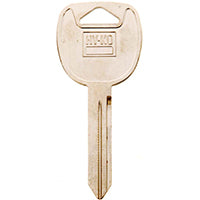 Hy-Ko 11010B102 Key Blank, Brass, Nickel, For: Automobile, Many General Motors Vehicles, B102 Key Number