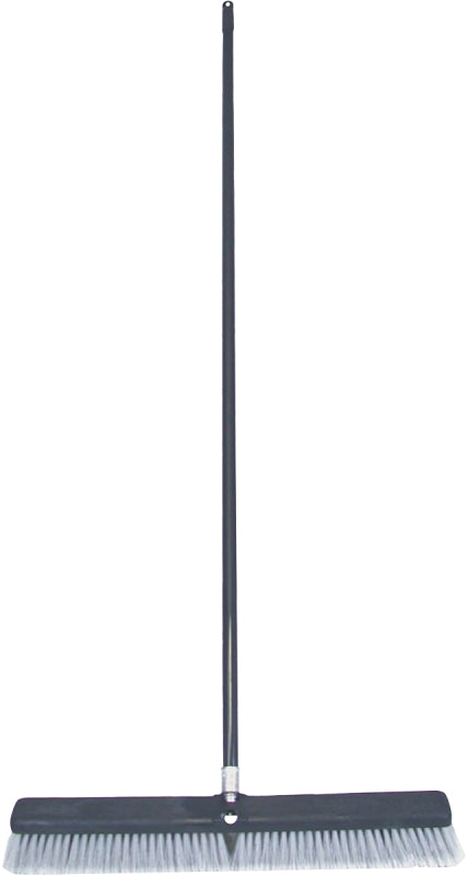 Birdwell 4025-4 Contractor Push Broom, 3 in L Trim, Polypropylene/Polystyrene Bristle