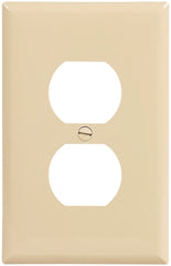 WALL PLATE 1GANG DPLX RECPT IV