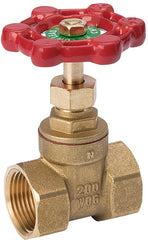 B & K ProLine Series 100-405NL Gate Valve, 1 in Connection, FPT, 125, 200 psi Pressure, Brass Body