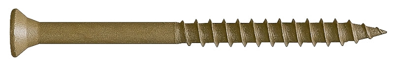 Camo 0356179 Deck Screw, #9 Thread, 3 in L, Bugle Head, Star Drive, Type 17 Slash Point, Carbon Steel, ProTech-Coated