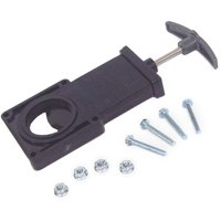 US Hardware RV-513B Waste Gate, Black, ABS/Stainless Steel