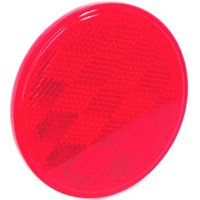 US Hardware RV-659C Safety Reflector, Red Reflector, Plastic Reflector, Adhesive