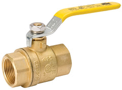 B & K 107-825NL Ball Valve, 1 in Connection, FPT x FPT, 150, 600 psi Pressure, Manual Actuator, Brass Body