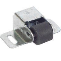 US Hardware WP-9174C Roller Catch, Rubber/Steel, Mill