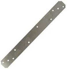 MiTek Outdoor Accents Avant Series ST9 Flat Strap, 9 in L, 1-1/4 in W, Galvanized Steel