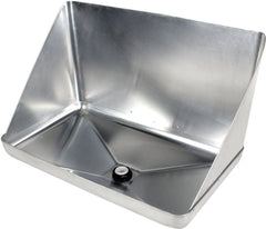 Camco 11430 Water Heater Drain Pan, Aluminum, For: 20-1/2 in W x 13 in D Gas or Electric Tankless Water Heaters
