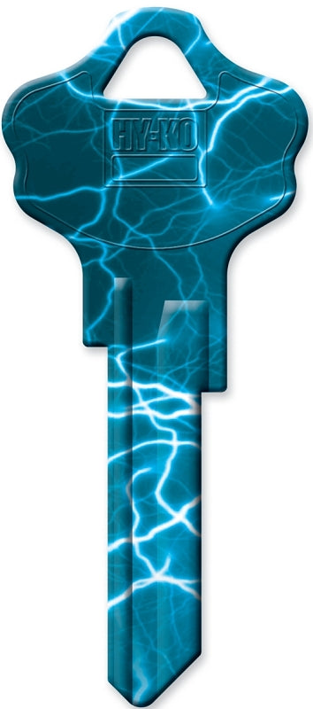 Hy-Ko 16010KW10 Key Blank, Brass, Painted, For: Kwikset KW1, Titan KW10 Keyways