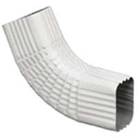 Amerimax 27065 Gutter Side Elbow, Downspout Gutter, Aluminum, White