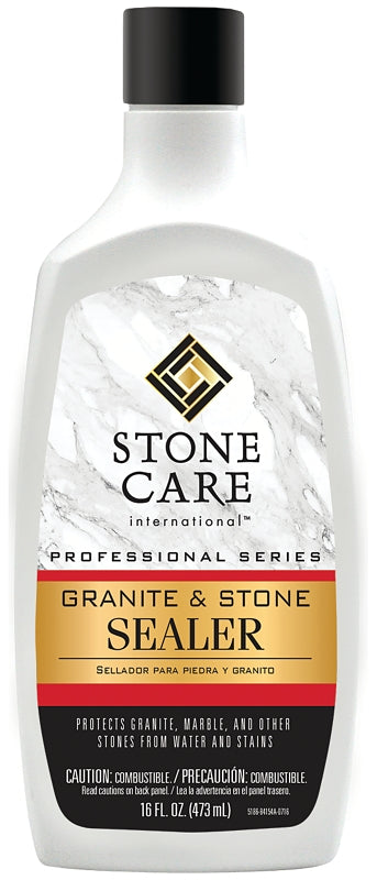 Weiman Spray-N-Seal Series 5186 Stone Surface Sealer, Clear, Liquid, 8 oz Bottle