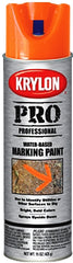 Krylon 45853 Inverted Marking Spray Paint, Fluorescent Orange, 15 oz