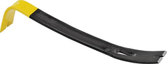 STANLEY Wonder Bar 55-515 Pry Bar, 12-3/4 in L, Beveled Tip, 1-3/4 in Claw Blade Width Tip, HCS, Black/Yellow