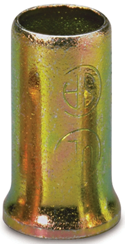 GB 10-411 Crimp Connector, 8 to 14 AWG Wire, Steel Contact, Silver