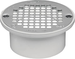 Oatey 43583 Floor Drain, PVC Body, White