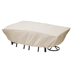 Mr. BAR-B-Q 07837BB Furniture Cover, 8.66 in L, 12.8 in W, 15.95 in H, Elastic, Taupe