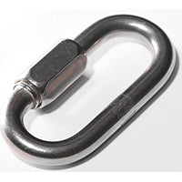 Baron 7350ST-1/4 Quick Link, 660 lb Working Load, 316 Stainless Steel