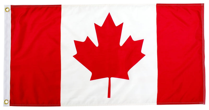 Flying Colors 34-007236Q 72INX3 Canada Flag, 36 in W, 72 in H, Polyester