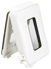 Taymac ML450WCN Flat While-In-Use Cover Box Cover, Polycarbonate/Synthetic Neoprene, White