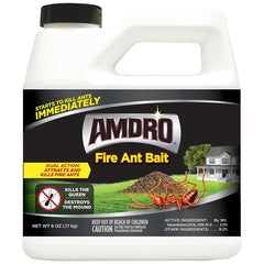 Amdro 100099058 Fire Ant Bait, Granular, Characteristic Vegetable Oil, 6 oz Bottle