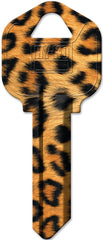 Hy-Ko 16010KW1-01 Key Blank, Brass, Painted, For: Kwikset KW1, Titan KW10 Keyways