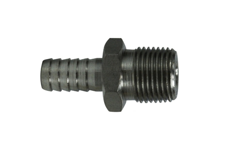 FITTING HOSE SS BARBXMPT 1/4IN