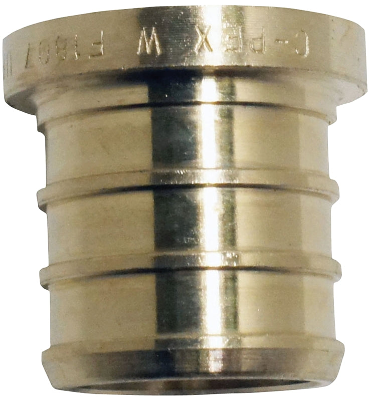 Apollo Valves ApolloPEX Series APXP125PK Test Pipe Plug, 1/2 in, Barb, Brass