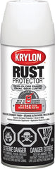 Krylon Rust Protector K06902000 Rust Preventative Spray Paint, Semi-Gloss, White, 12 oz, Can