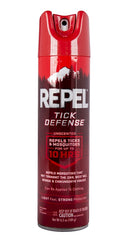 Repel 6410484 Tick Defense, 6.5 oz, Aerosol, Liquid, Clear/Light Yellow/Water White, Ethanol, Picaridin
