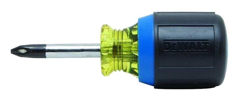 DeWALT DWHT66369 Screwdriver, #2 Drive, Phillips Drive, 1-1/2 in L Shank, Vinyl Handle, Comfort-Grip Handle