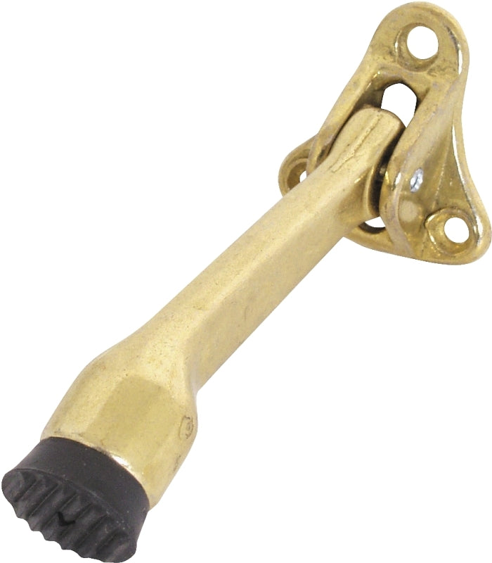 Schlage SP455A3 Door Holder, 4 in H, Aluminum, Brass