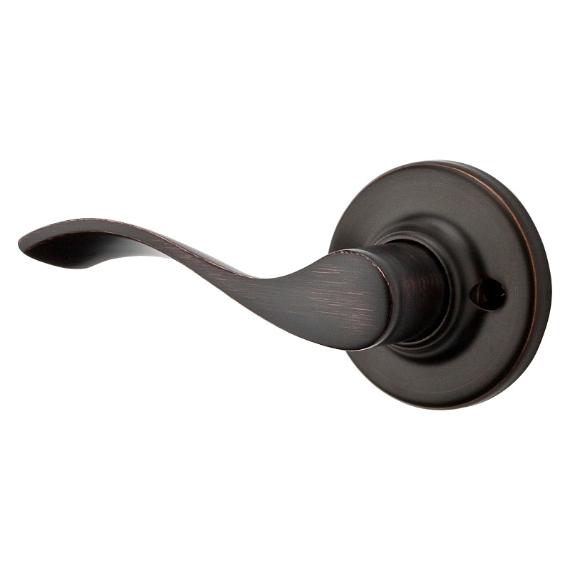 Kwikset 488BL 11PLH CP Half Dummy Door Lever, Venetian Bronze, Zinc, Residential, Left Hand, 3 Grade