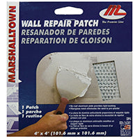 Marshalltown DP4 Drywall Patch Kit, 4 in L x 4 in W Dimensions