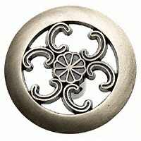 Amerock 890ABS Cabinet Knob, 3/4 in Projection, Traditional, 1-1/2 in, Zinc, Antique Brass