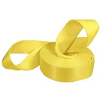 Keeper 02932 Recovery Strap, 22,500 lb, 3 in W, 20 ft L, Hook End, Yellow