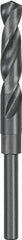 DEWALT DW1629 Drill Bit, 1 in Dia, 6 in OAL, Parabolic Flute, 2-Flute, 1/2 in Dia Shank, Reduced Shank