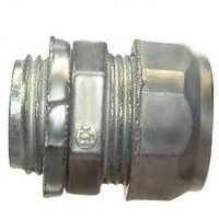 Halex 02310 EMT Connector, 1 in Compression, Zinc, Each