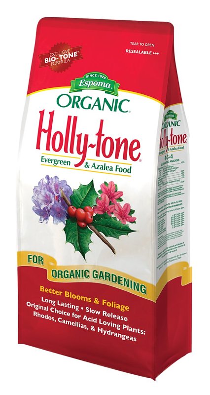 Espoma Organic Holly-tone HT8 Organic Plant Food, 8 lb, Bag, Granular, 4-3-4 N-P-K Ratio