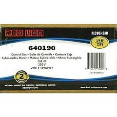 Red Lion 640190 Control Box, 6 A, 230 V, 3/4 hp