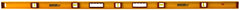Johnson 1234-7800 I-Beam Level, 78 in L, 5-Vial, Magnetic, Aluminum, Yellow