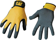 CAT017416J YELLOW NYLON GLOVES