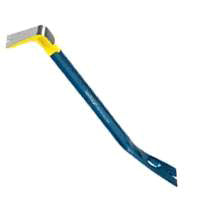 Estwing PB-18 Pry Bar, 18 in L, Beveled Tip, Steel, Blue