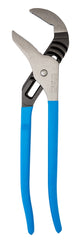 Channellock 460 Tongue and Groove Pliers, 16-1/2 in OAL, 3-3/4 in Jaw Opening, Blue Handle, Cushion Grip Handle