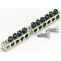 Cutler-Hammer GBKP10P Ground Bar Kit, 4.7 in L, 10 -Terminal