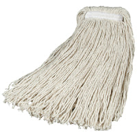 Rubbermaid FGV11600WH00 Wet Mop Head, 16 oz Capacity, 2-1/2 cm Headband, Cotton, White