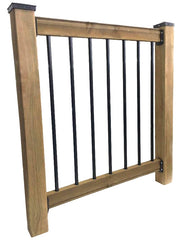 Nuvo Iron RKB6 Deck Railing Kit, Wood