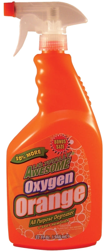 LA's TOTALLY AWESOME 361 All-Purpose Cleaner and Degreaser, 32 oz Spray Bottle, Liquid, Orange
