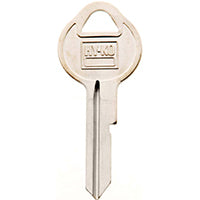 Hy-Ko 11010B11 Key Blank, Brass, Nickel, B11 Key Number