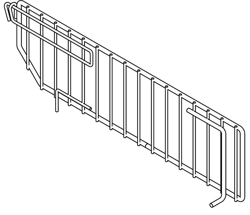 DIVIDER WIRE SINGLE CHRM 19IN