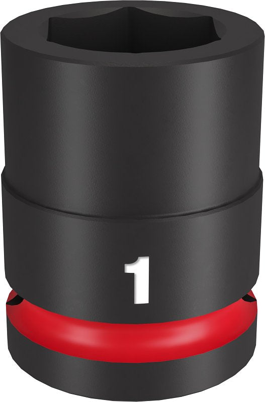 Milwaukee SHOCKWAVE Impact Duty Series 49-66-6307 Shallow Impact Socket, 1 in Socket, 3/4 in Drive, Square Drive