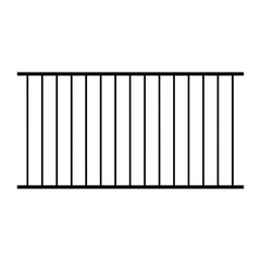 DSR3470-DB RAILING BLK 36X70IN